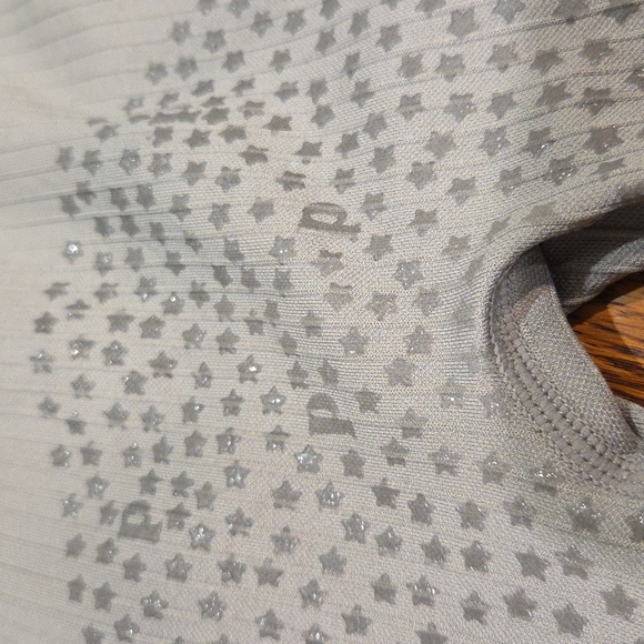 Pomme Light Gray Equestrian Silicone Full Seat Riding Tights Breeches Size XS - Picture 9 of 13